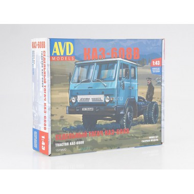 1323AVD AVD models Седельный тягач КАЗ-608В, 1/43