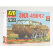 1357AVD AVD models Сборная модель Вездеход-амфибия ЗИЛ-49042, 1/43