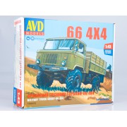 1384AVD AVD models Сборная модель Армейский грузовик Горький-66 4х4, 1/43