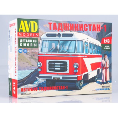 4031AVD AVD models Сборная модель Автобус Таджикистан-1, 1/43