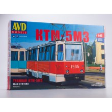 4032AVD AVD models Сборная модель Трамвай КТМ-5М3, 1/43