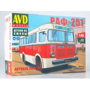 4034AVD AVD models Сборная модель Автобус РАФ-251, 1/43
