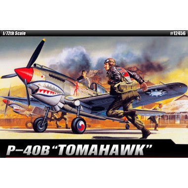 12456 Academy Cамолет CURTISS P-40B TOMAHAWK, 1/72