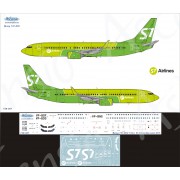 738-067 Ascensio Декаль на Boeing 737-800 S7 Airlines new colors 2017, 1/144