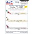 AVD144-11 AviaDecals Декаль на Boing 777-300ER, 1/144