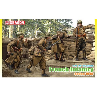 6738 DRAGON Солдаты Французская пехота 1940, 1/35