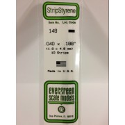 148 Evergreen Полоска пластиковая 1х4,8 мм 10 шт