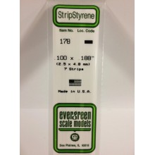 178 Evergreen Полоска пластиковая 2,5х4,8 мм 7 шт
