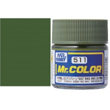 C511 Mr.Color RUSSIAN GREEN 4BO WWII, матовая 10 мл