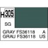 H305 Mr.Hobby краска GRAY FS36118 акрил, полуматовая 10 мл