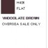 H406 Mr.Hobby CHOCOLATE BROWN (Шоколадно-коричневая) акрил, матовая 10 мл