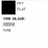 H77 Mr.Hobby TIRE BLACK (Черная резина) акрил, матовая 10 мл