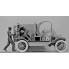 24019 ICM Доставка бензина, Развозной фургон Модель Т 1912 г. с американскими грузчиками, 1/24