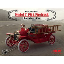 24004 ICM Model T 1914 Firetruck, Американский пожарный автомобиль, 1/24