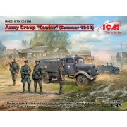 DS3502 ICM Группа армий Центр, лето 1941 г. (Kfz.1, Typ L3000S, германская пехота (4 фигуры), германские водители (4 фигуры)), 1/35