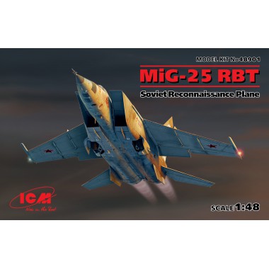 48901 ICM МиГ-25 РБТ Советский самолет-разведчик 1/48