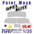 KAV M35 052 KAV-models Окрасочная маска на остекление Opel Blitz (ICM), 1/35