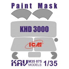 KAV M35 075 KAV-models Окрасочная маска на остекление KHD-S/A3000 (ICM), 1/35