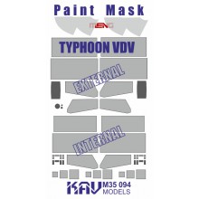 KAV M35 094 KAV-models Окрасочная маска на Тайфун ВДВ К-4386 (Meng), 1/35