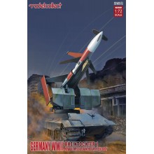 UA72031 Modelcollect Germany Rheintochter 1 movable Missile launcher with E50 body, 1/72