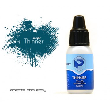 TH05 Pacific88 Разбавитель для акриловых красок ваниль (Thinner), 10 мл.