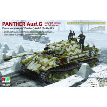 RM-5016 RFM Panter Ausf.G Sd.kfz.171 early/late ver. Full interior, 1/35