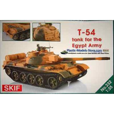 232 SKIF T-54 Egyptian Army tank, 1/35