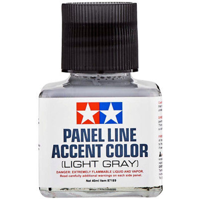 Light Gray Tamiya 87189 Panel Line Accent Color