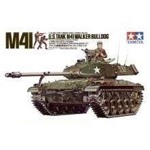 35055 Tamiya Американский танк M41 Walker Bulldog (1 фигура командира и 2-мя фигурами солдат), 1/35