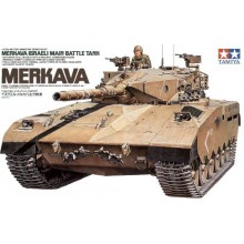 35127 Tamiya Израильский танк Merkava с 105-мм пушкой и 1 фигурой танкиста, 1/35