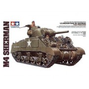 35190 Tamiya Американский средний танк М4 Sherman (ранняя версия) 1942г с 3 фигурами танкистов 1/35