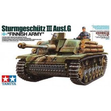 35310 Tamiya Sturmgeschutz III Ausf.G - Finnish Army с фигурой командира, 1/35