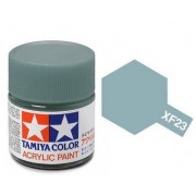 81723 Tamiya краска XF-23 Light Blue ( светло-голубая) акрил матовая 10 мл