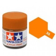 81506 Tamiya X-6 Orange (Оранжевая) акрил, глянцевая 10 мл