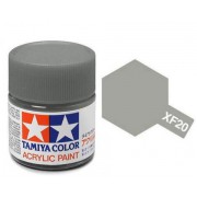 81720 Tamiya краска XF-20 Medium Grey (Средне-серая) акрил матовая 10 мл