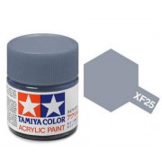 81725 Tamiya краска XF-25 Light Sea Grey (Светло-серая морская) акрил, матовая 10 мл