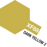 81788 Tamiya XF-88 Dark Yellow 2 (Темно-желтая 2) акрил, матовая 10 мл