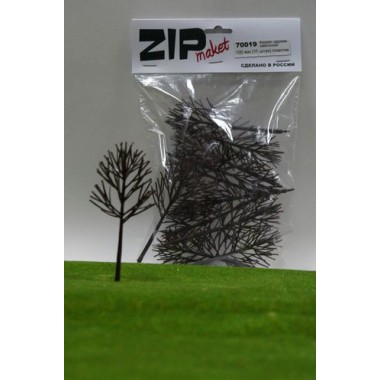70019 ZIPmaket Каркас дерева овальный 100 мм (11 штук) пластик