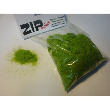 69101 ZIPmaket Трава зеленная выгоревшая 2 мм ПРОФИ-ПАК 100 гр.