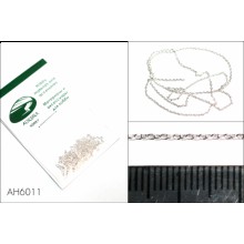 AH6011 Аврора хобби Цепь плетеная якорная - звено 1,7х1,0 мм (медь), длина 50 см