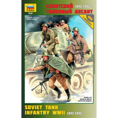 3544 Звезда Советский танковый десант (1943-1945 г.), 1/35